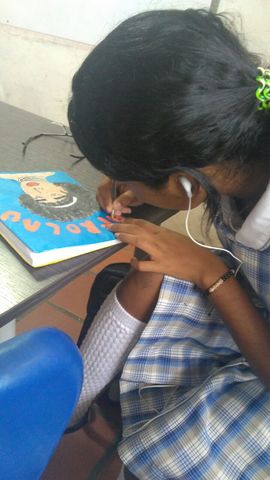 elaboración de preguntas y decoración de cuaderno