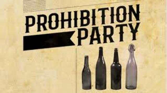 National prohibition party is founded