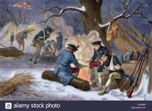 Washington's army retires to winter quarters at Valley Forge