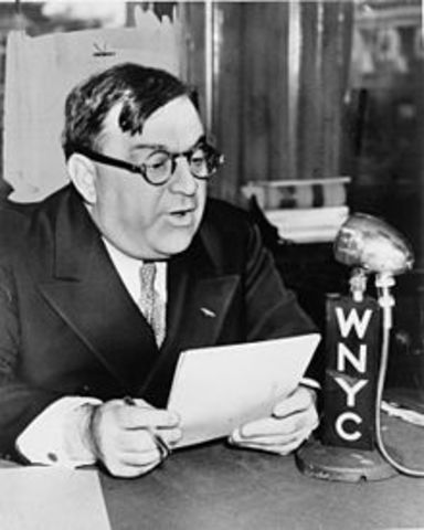 New York's mayor whent on radio