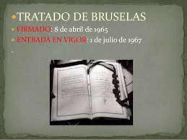 Tratado de Fusión - Tratado de Bruselas