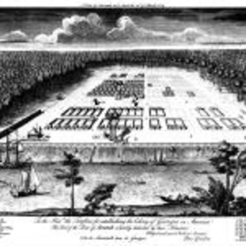 (GA) Georgia Founded by James Olgethorpe at the site of Savannah