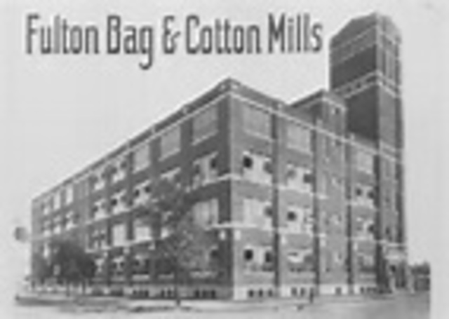 (GA) Fulton Bag and Cotton Mill Company incorporated by Jacob Elsas located in Atlanta, Georgia.