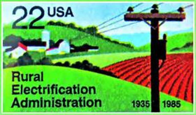 (GA) The Rural Electrification Administration was created.
