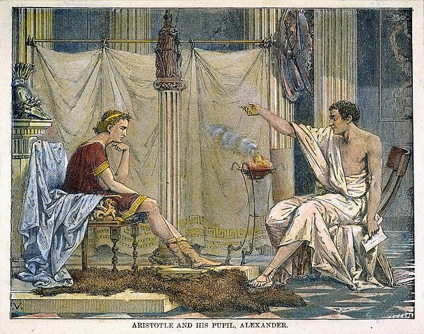 Aristotle like tutor of Alexander