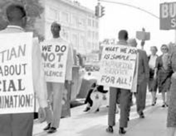 (US) In Jackson Mississippi, they city hosts the annual state fair, a major harvest festival. It is completely segregated, the first week is for "whites only," followed by 3 days for "colored." The NJYC calls on Blacks to boycott the "second-hand fair."