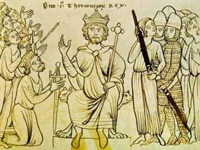 OTTO I ESTABLISHED THE HOLY ROMAN EMPIRE