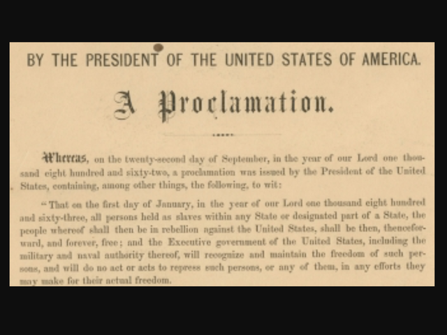 Emancipation Proclamation