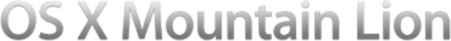 Versión 10.8: «Mountain Lion»