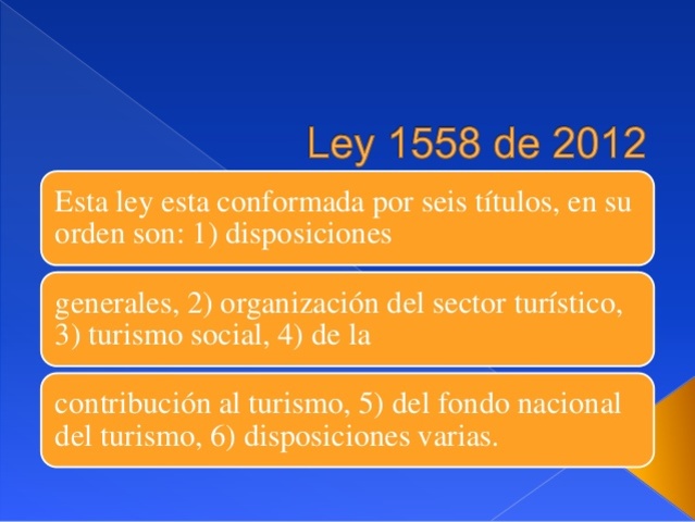 Ley 1558 de 2012