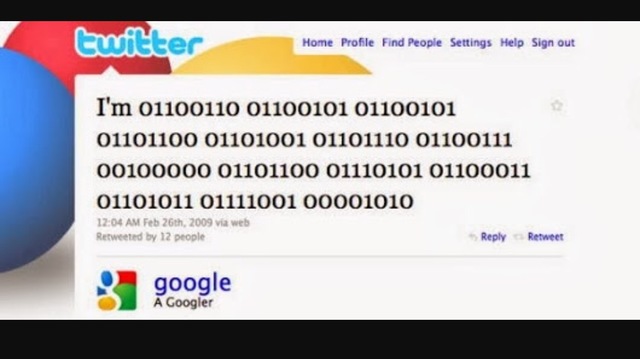 Google's first tweet