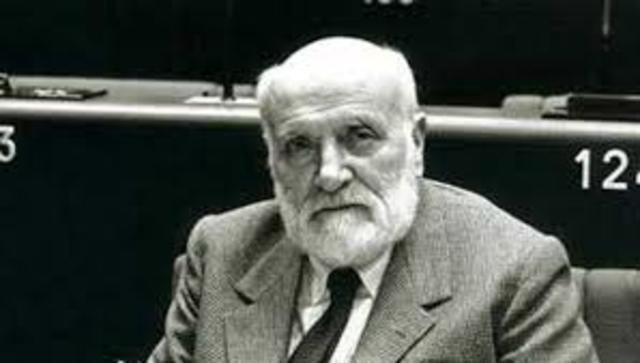 Hoy se cumple el vigésimo aniversario de la muerte de Altiero Spinelli,