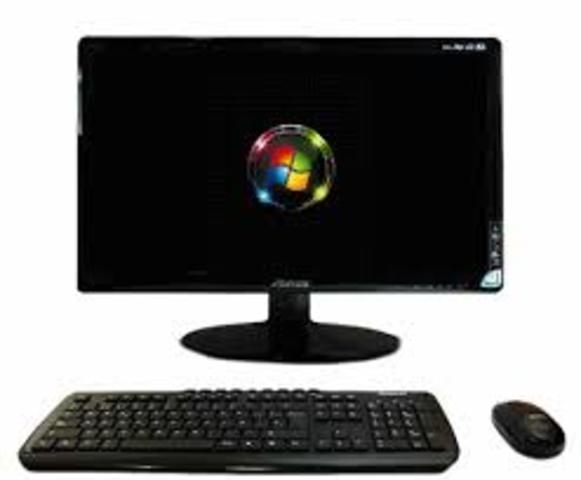 Raton,teclado y pantalla.