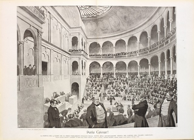 Prima seduta del Parlamento Italiano