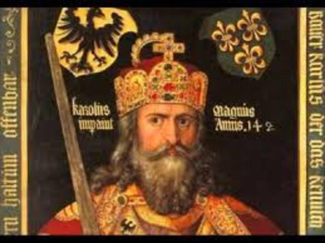 Charlemagne was crowned emperor