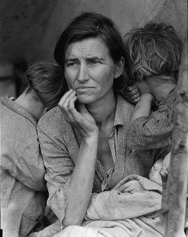 Migrant Mother with Three Children