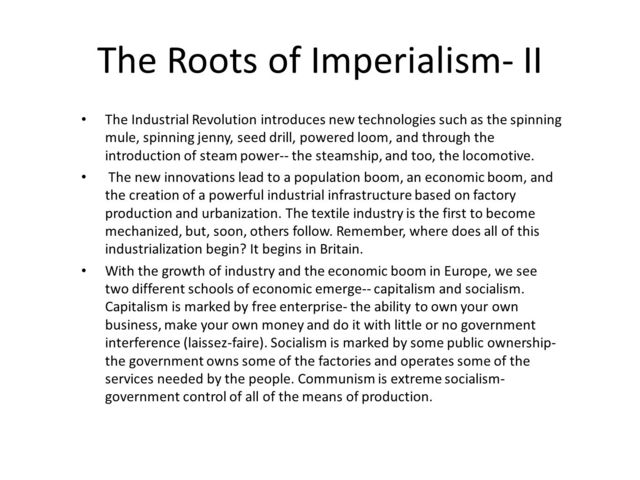 Industrialization Begins to Boom