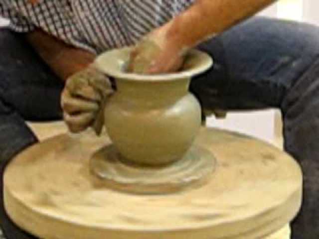 torno de alfareira en el año 1.700 a.C