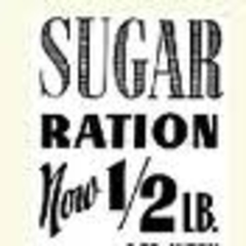 Rationing of sugar