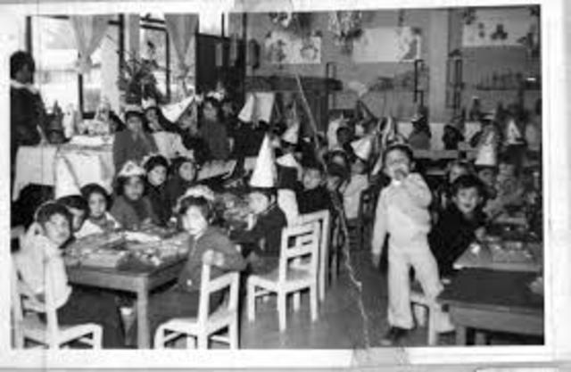 Creación hogares infantiles ( CAIP ) Ley 27 de 1974