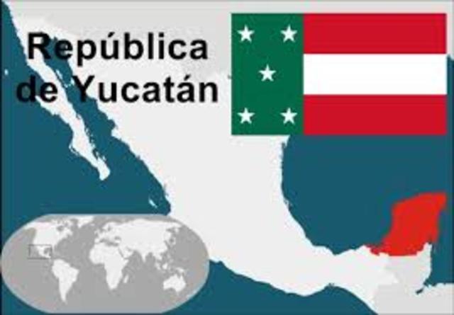 Yucatán se declara independiente.