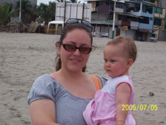 primer viaje a la playa wuuu