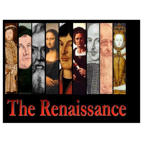 The end of the Middle Ages and the beginning of the Renaissance