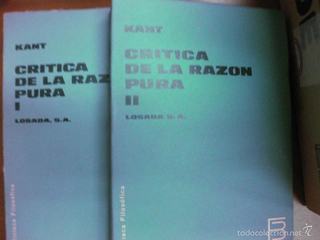 CRÍTICA DE LA RAZÓN PURA II