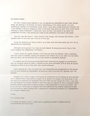 John William James No Longer Patient