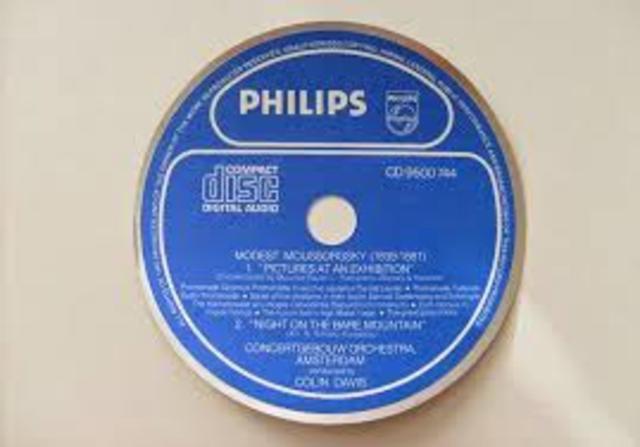 1º Cd de Sony y Philips