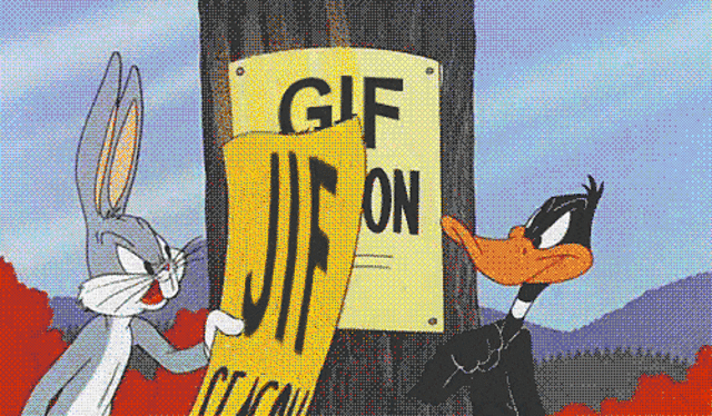 The GIF format is invented