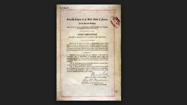 Cullen-Harrison Act was signed by Franklin D. Roosevelt