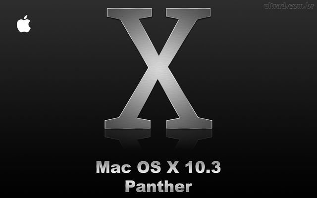 2003: Mac OS X 10.3 “Panther”