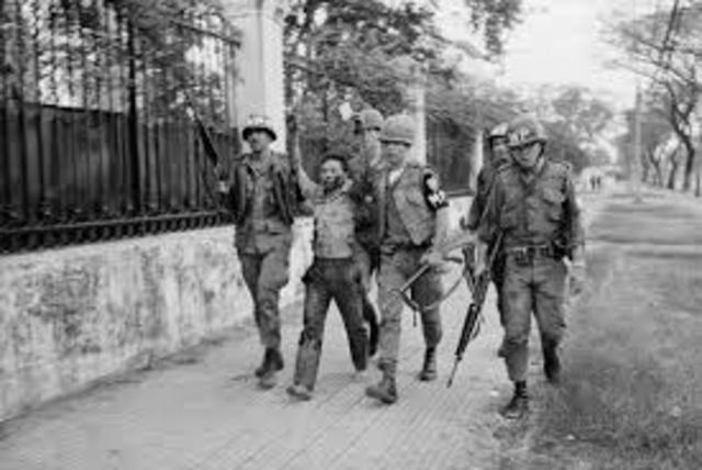 Vietcong started operating in South Vietnam