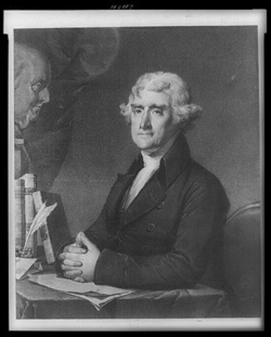 1789: Thomas Jefferson became Secretary of State.