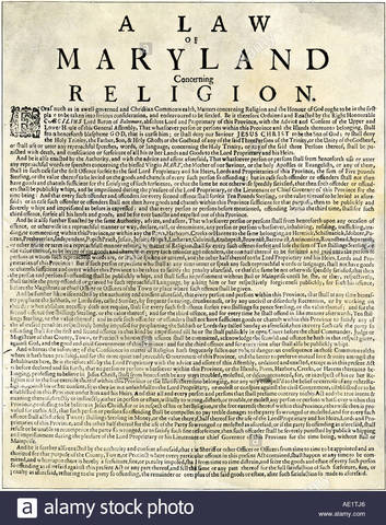 Maryland Toleration Act