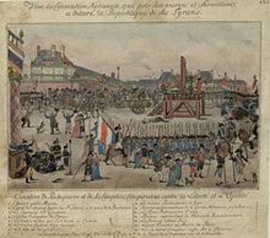 Execution of Robespierre