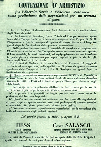 L'Armistizio con l'Austria