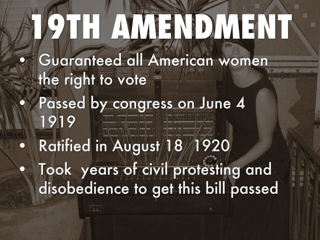 19th Amendment