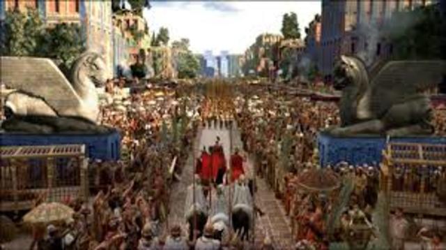 Alexander conquering