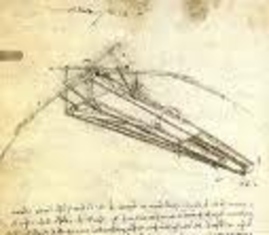 Leonardo Da Vinci Creates Flying Machine