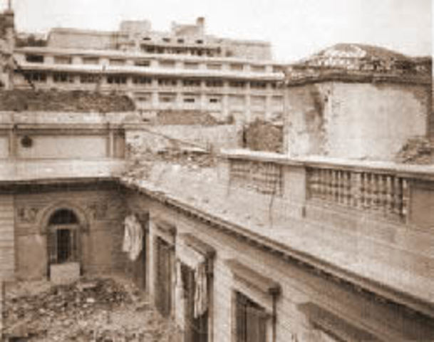 Bombardeo en Plaza de Mayo