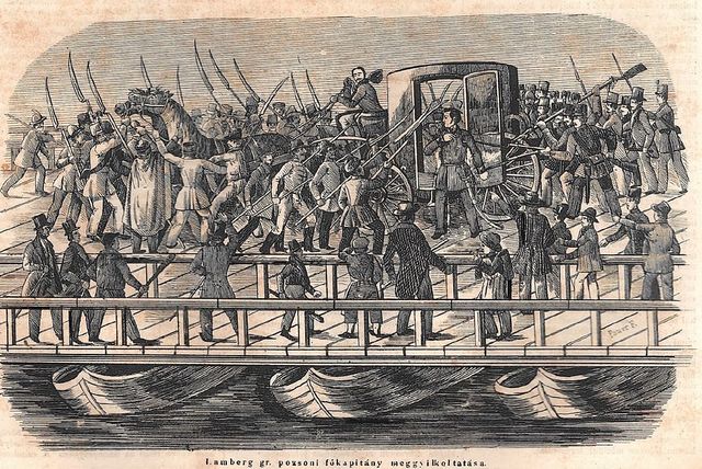 Lamberget felkoncolja az áldot pesti nép