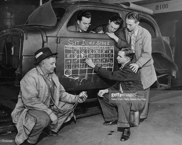 General Motors Workers Sit Down Strike