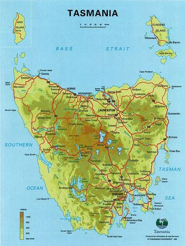 Tasmania is an island