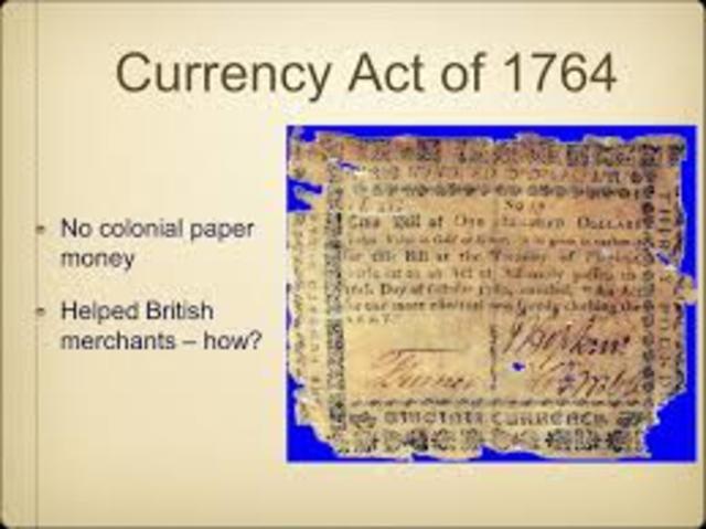 1764: Currency Act