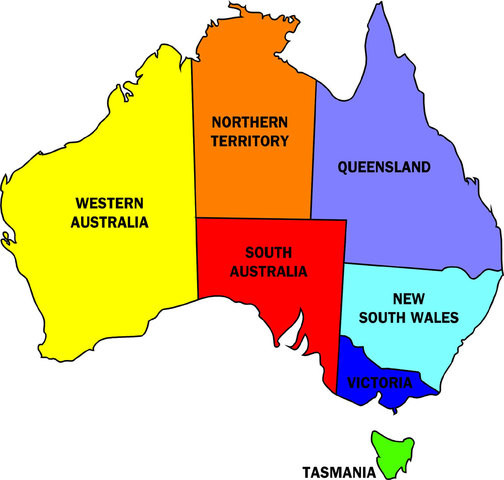 Victoria was separated from New South Wales