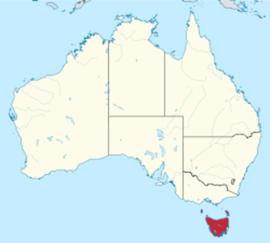 Van Diemens' Land was changed to Tasmania