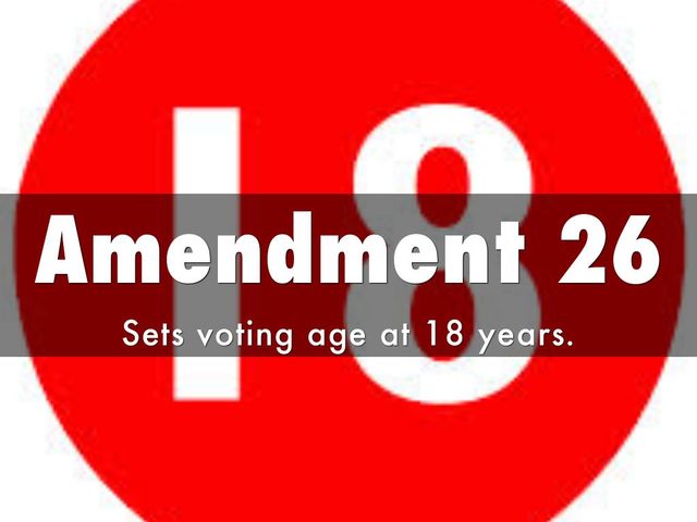 26 Amendment