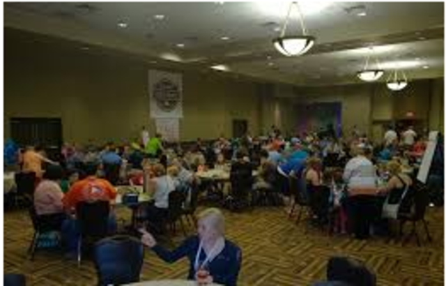 a confrance at cowour